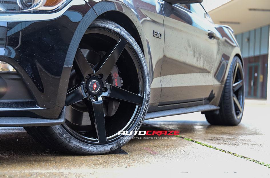 FORD MUSTANG IFG 8 FLAT BLACK